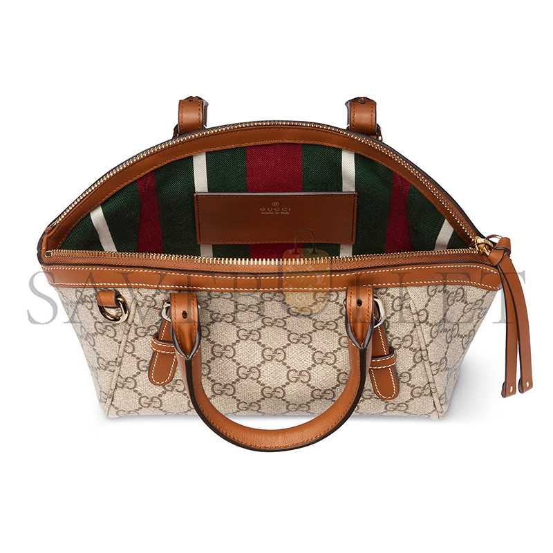 GUCCI GG EMBLEM SMALL TOP HANDLE BAG ‎839005 (31*17*12cm)